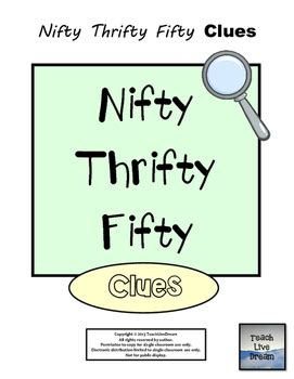 nifty thrifty fifty.